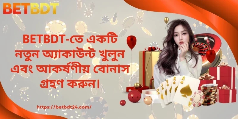 BETBDT-তে একটি নতুন অ্যাকাউন্ট খুলুন এবং আকর্ষণীয় বোনাস গ্রহণ করুন।